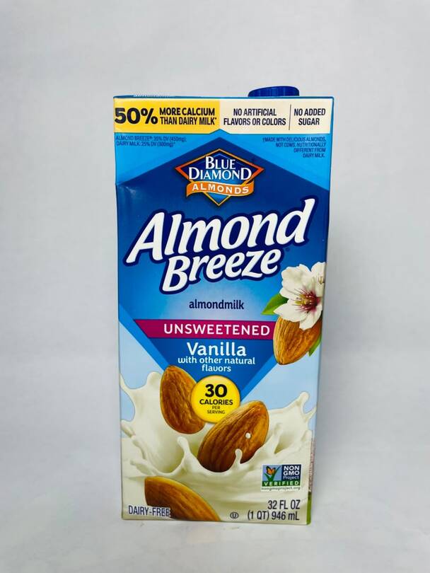 Almond Breeze Unsweetened Vanilla Drink 946ml